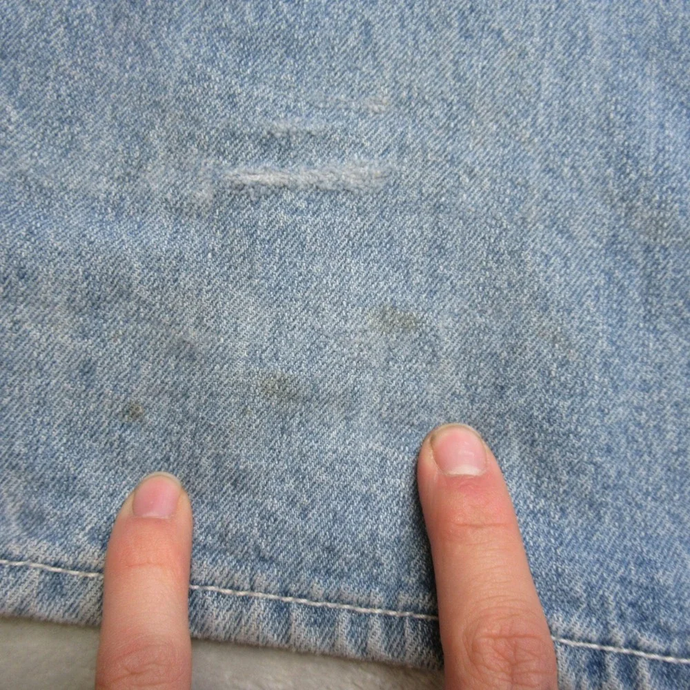 Ecko Baggy Jeans Mens 38x33 Blue Denim Fit Light Wash Wide Leg Skate Y2K Relaxed